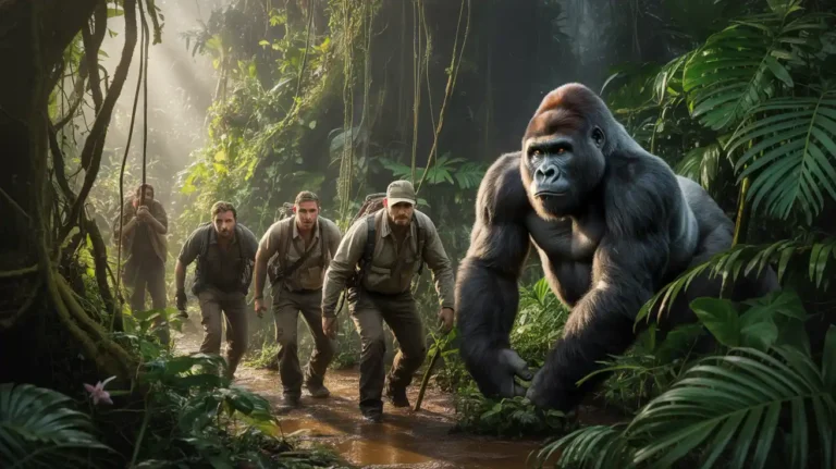 Epic Trip: 100 Men Face Gorillas in a Jungle Survival Challenge