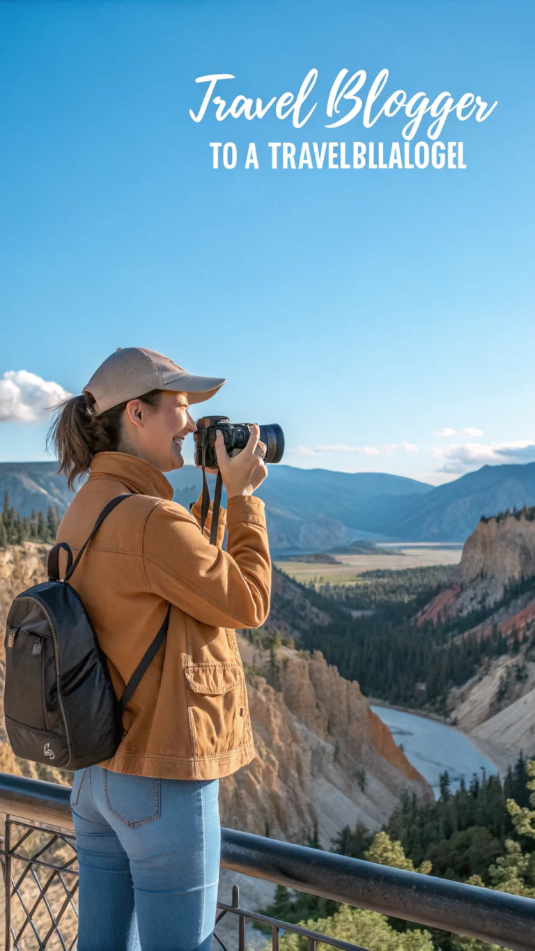 become a travel blogger