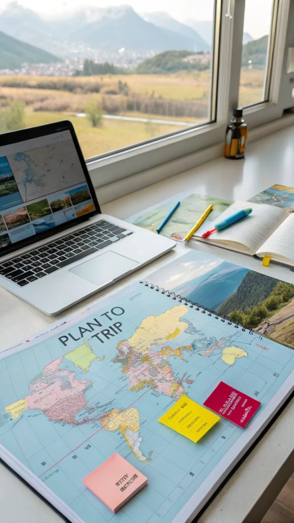 how to plan a trip