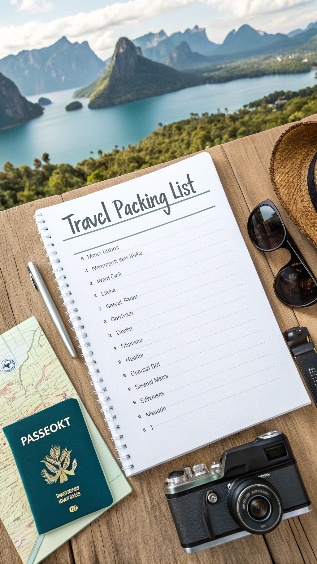 travel packing list
