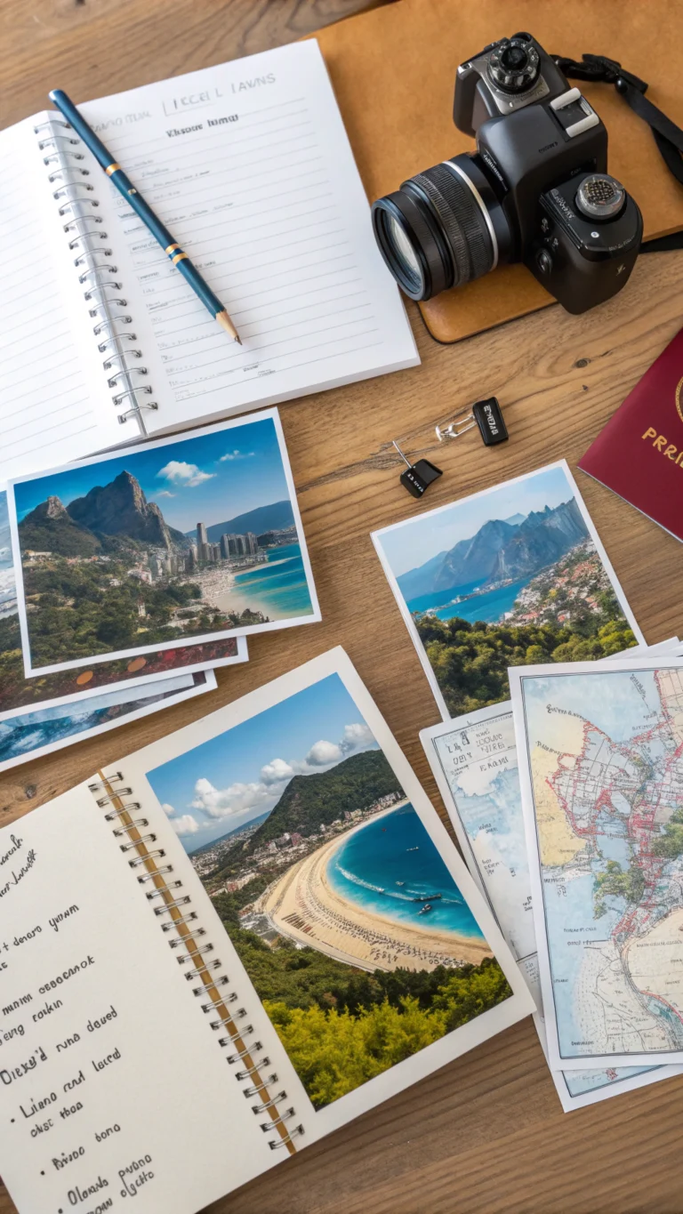 create travel itinerary