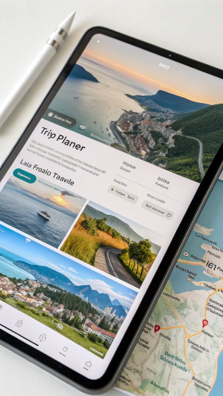 digital trip planner