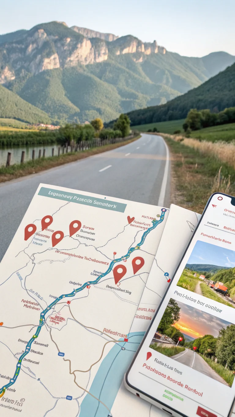 map-based trip planner